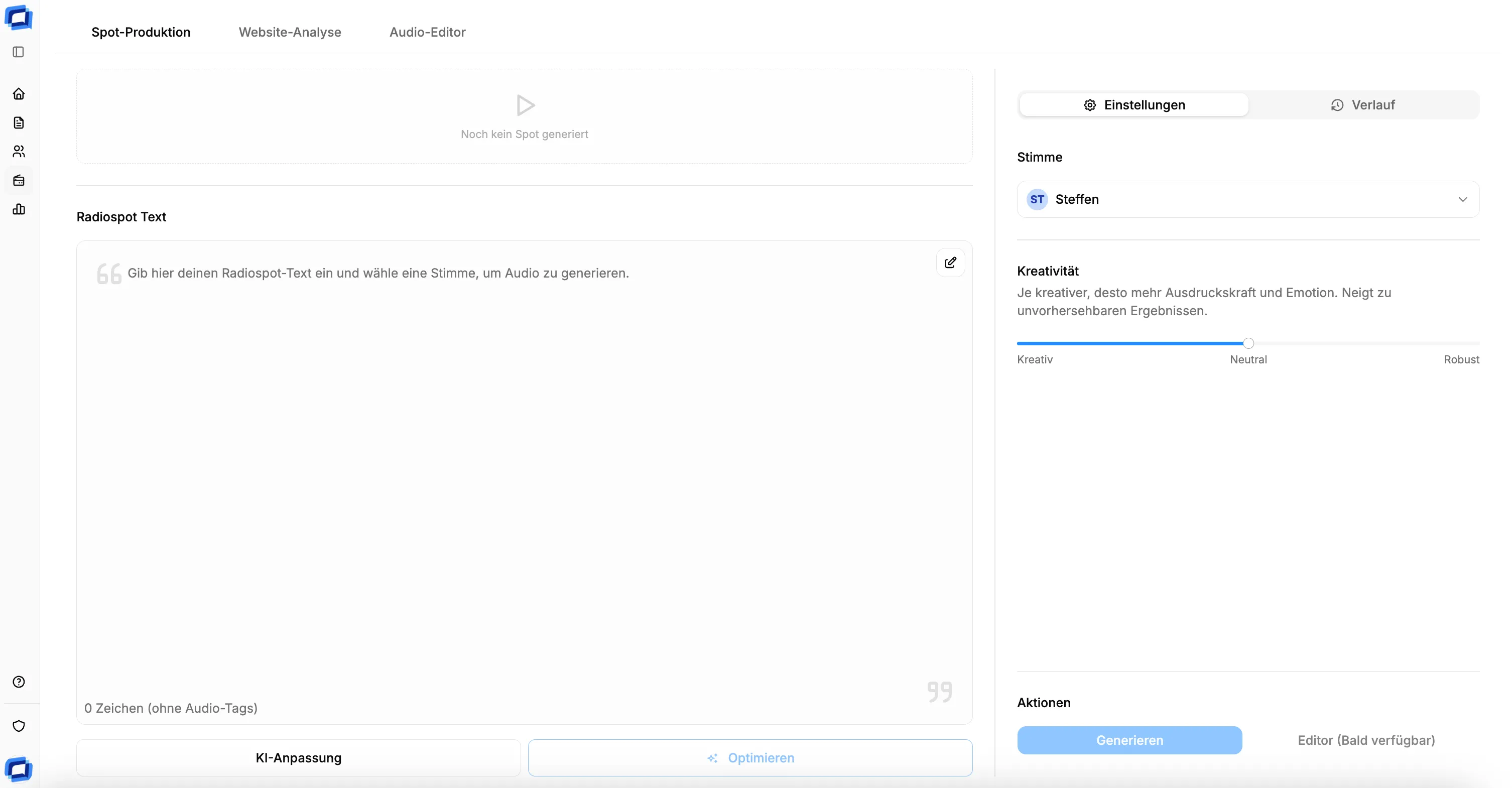 ChatPoint Spot-Produktion